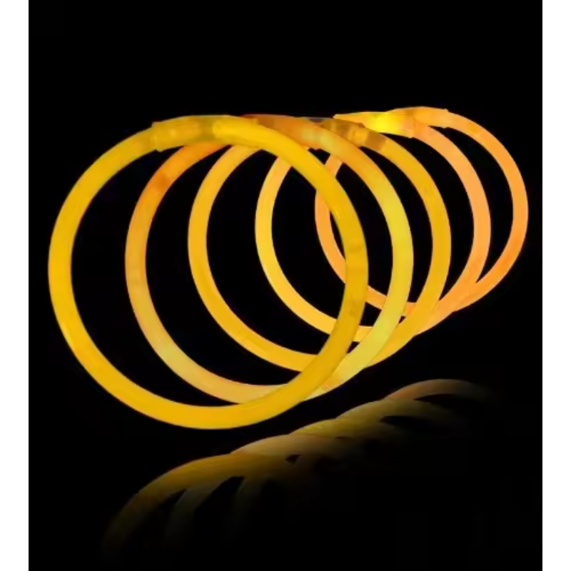 100 Pcs 8" Glow Sticks Bulk Party Pack, Neon Light Up Bracelets & Necklaces with Connectors for Concert, Halloween & Birthday