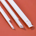 Custom Logo Biodegradable PLA Straws-White Drinking Straws for Bars, 6 Sizes (0.6/1.0/1.2cm)