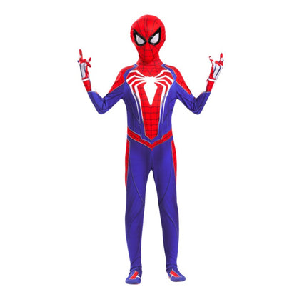 Spider-Man Far From Home Costume – Miles Morales Style Bodysuit for Men, Women, Boys & Girls, Halloween Superhero Outfit (Iron Spider/Amazing/No Way Home/Black/Symbiote/Spider-Gwen/Muscular/Black Panther, Sizes 100-190cm)