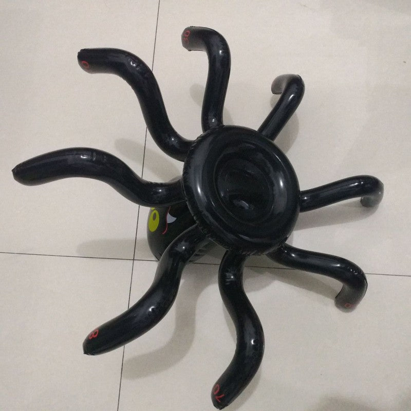 Halloween PVC Spider Ring Toss Game – Octopus Throwing Toy for Kids, Parent-Child Outdoor Play & Party Activity