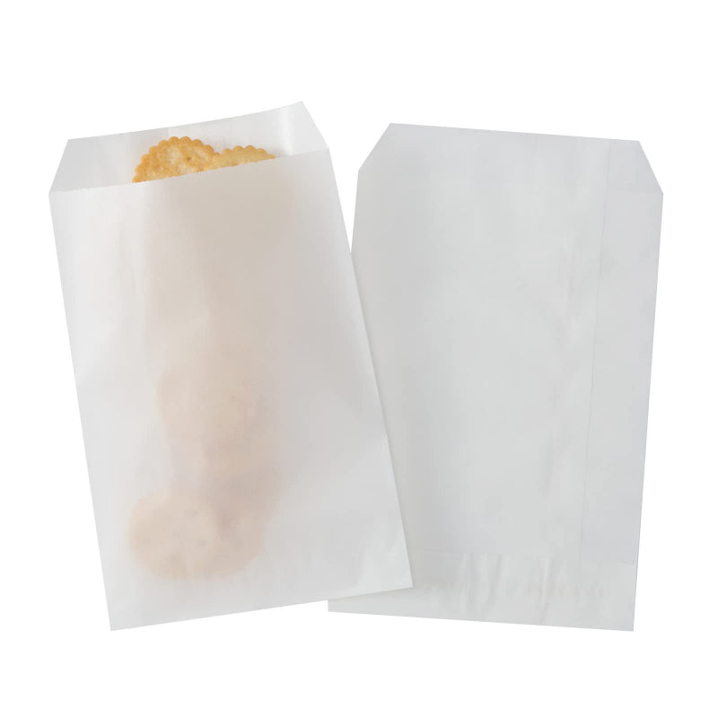 Kraft paper favor bag translucent white greaseproof paper treat pouches