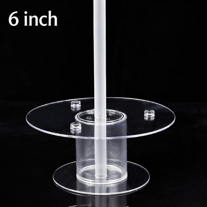 Plastic cake dowel stand - 6-inch wishing tree central support 5-set pack