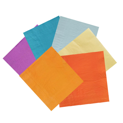 Custom Printed Square Paper Napkins 33x33cm - Bulk Disposable for Weddings, Parties & Fine Dining