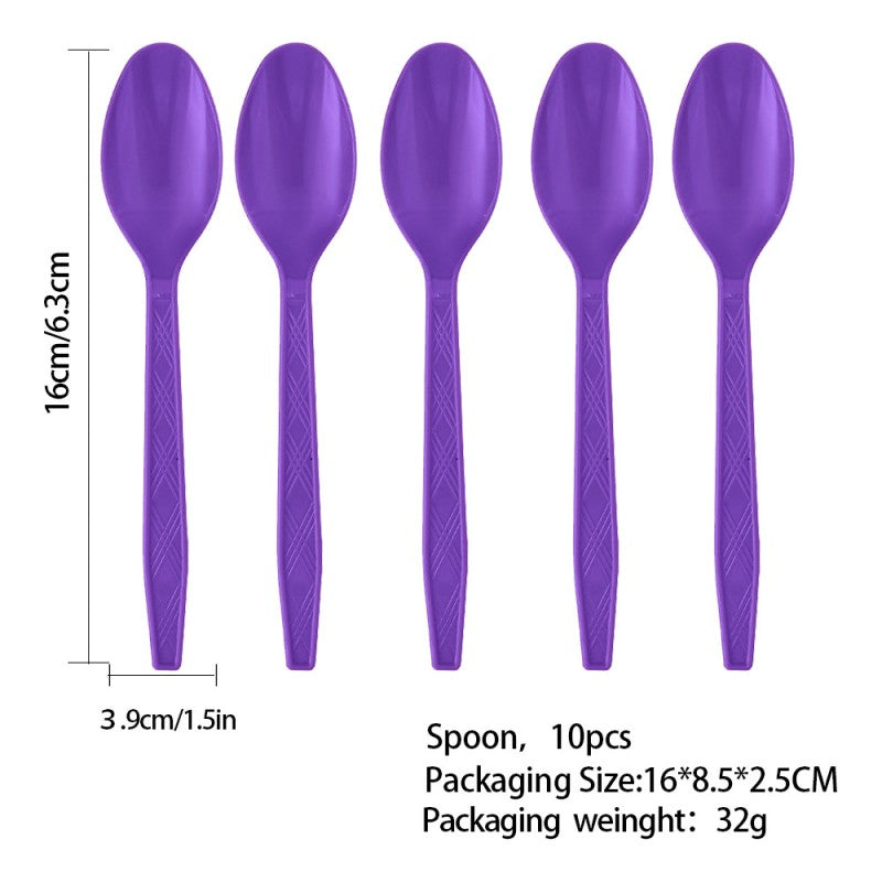 Purple Pumpkin Halloween Party Set – Disposable Plates, Cups, Napkins & Table Decor for Spooky Celebration