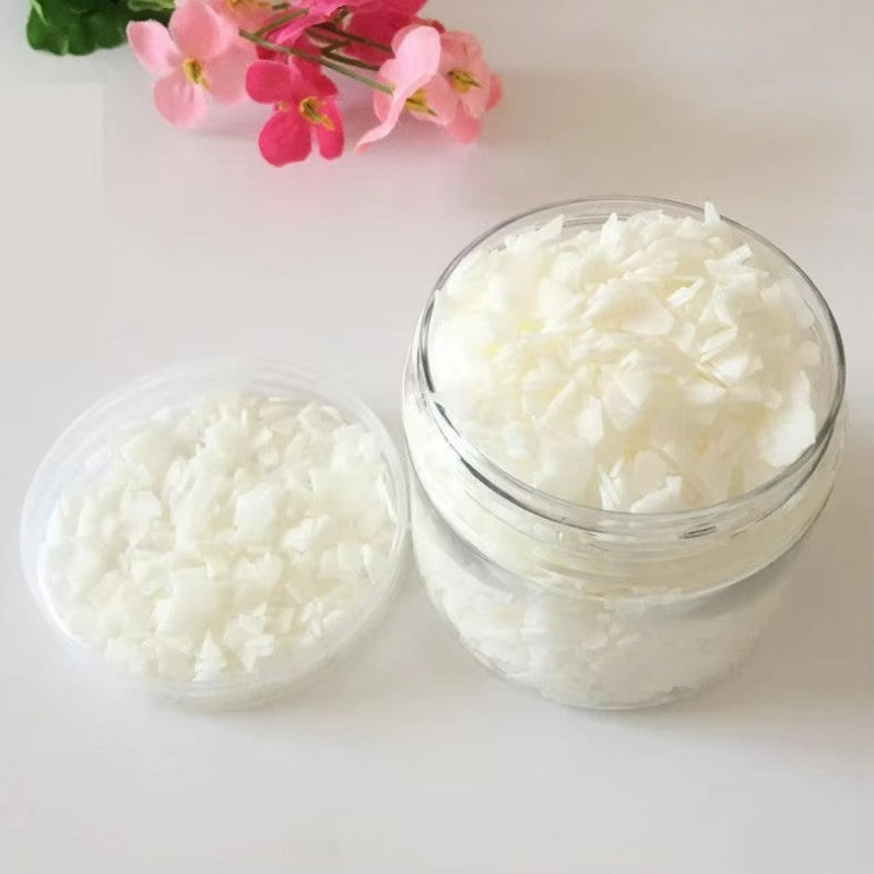 Pure Natural Soy Wax Flakes – Custom Blend Available, 25kg Bulk Bag for Professional Candle Making, Soy Container Wax