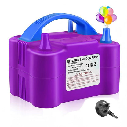 Dual Nozzle High Power Automatic Balloon Pump – Electric Air Inflator for Wedding, Party & Home Decoration
