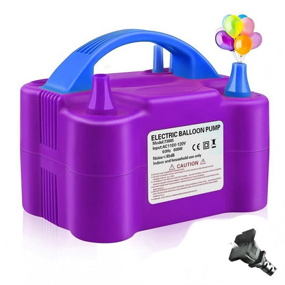 Dual Nozzle High Power Automatic Balloon Pump – Electric Air Inflator for Wedding, Party & Home Decoration