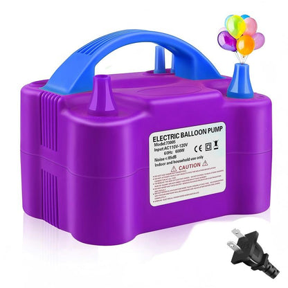 Dual Nozzle High Power Automatic Balloon Pump – Electric Air Inflator for Wedding, Party & Home Decoration