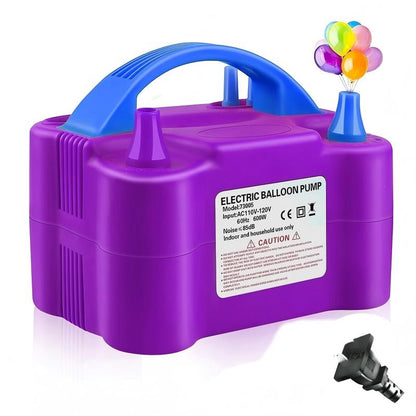 Dual Nozzle High Power Automatic Balloon Pump – Electric Air Inflator for Wedding, Party & Home Decoration