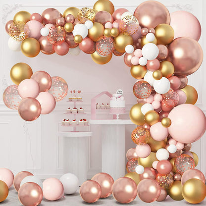 Bride to be balloon kit 134-piece arch garland display