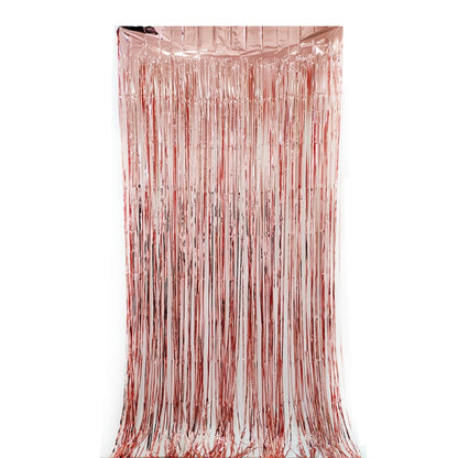 Shiny Tinsel Rain Curtain – Holographic Fringe Door Curtain for Birthday, Wedding & Outdoor Backdrop Decor