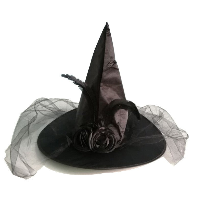 【2026 New】Halloween Witch Hats for Adults & Kids | 30+ Styles | Leather Rose Spider Wig Pirate Hats | Wholesale Mix & Match