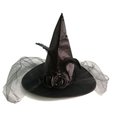 【2026 New】Halloween Witch Hats for Adults & Kids | 30+ Styles | Leather Rose Spider Wig Pirate Hats | Wholesale Mix & Match