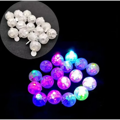 Round Shape Mini LED Balloon Lights, Warm White Wireless Paper Lantern Lamps for Christmas Wedding Party Decorations