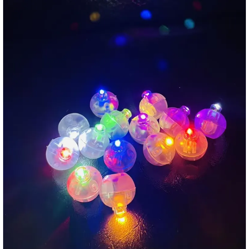 Round Shape Mini LED Balloon Lights, Warm White Wireless Paper Lantern Lamps for Christmas Wedding Party Decorations