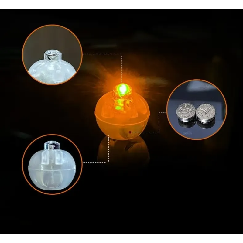 Round Shape Mini LED Balloon Lights, Warm White Wireless Paper Lantern Lamps for Christmas Wedding Party Decorations