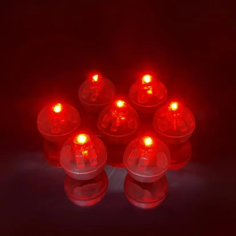 Round Shape Mini LED Balloon Lights, Warm White Wireless Paper Lantern Lamps for Christmas Wedding Party Decorations