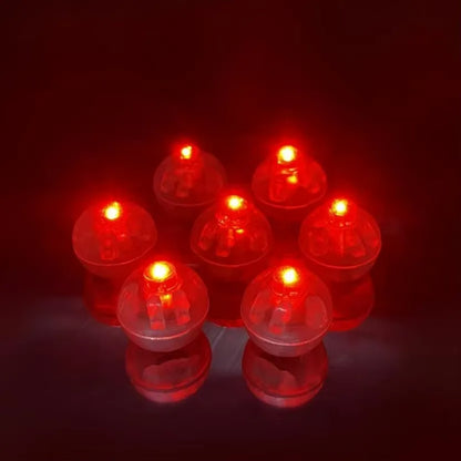 Round Shape Mini LED Balloon Lights, Warm White Wireless Paper Lantern Lamps for Christmas Wedding Party Decorations