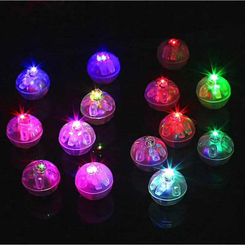 Round Shape Mini LED Balloon Lights, Warm White Wireless Paper Lantern Lamps for Christmas Wedding Party Decorations