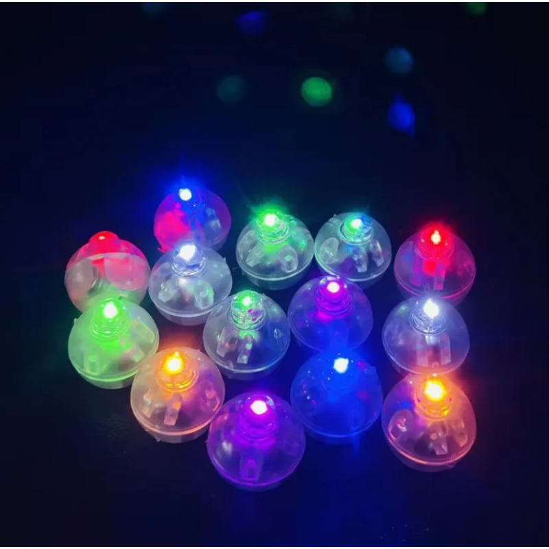 Round Shape Mini LED Balloon Lights, Warm White Wireless Paper Lantern Lamps for Christmas Wedding Party Decorations