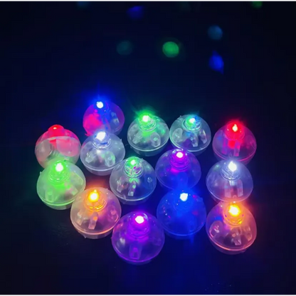 Round Shape Mini LED Balloon Lights, Warm White Wireless Paper Lantern Lamps for Christmas Wedding Party Decorations
