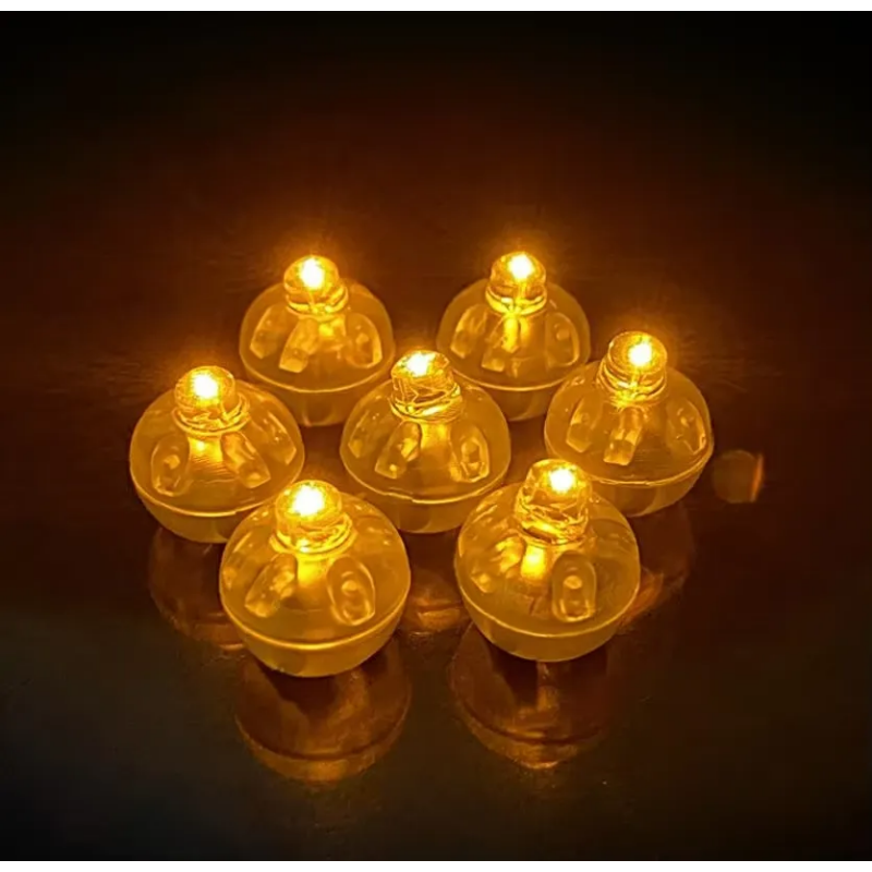 Round Shape Mini LED Balloon Lights, Warm White Wireless Paper Lantern Lamps for Christmas Wedding Party Decorations