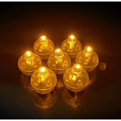 Round Shape Mini LED Balloon Lights, Warm White Wireless Paper Lantern Lamps for Christmas Wedding Party Decorations