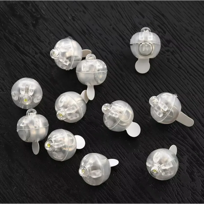 Round Shape Mini LED Balloon Lights, Warm White Wireless Paper Lantern Lamps for Christmas Wedding Party Decorations