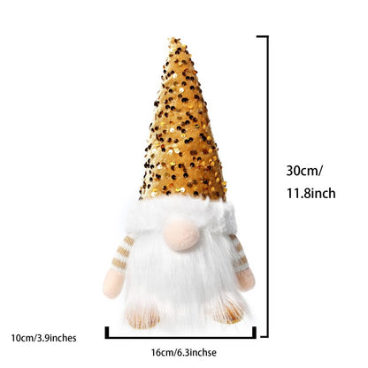 Rudolf Gnome Christmas Decoration – Lighted Gnome Figurine with Lantern, Premium Quality for Mantel, Shelf & Holiday Gift Exchange