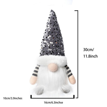 Rudolf Gnome Christmas Decoration – Lighted Gnome Figurine with Lantern, Premium Quality for Mantel, Shelf & Holiday Gift Exchange