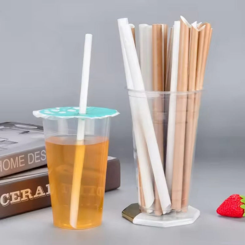 Complete Custom Paper Straw Series - 6/8/12mm Biodegradable & Individually Wrapped