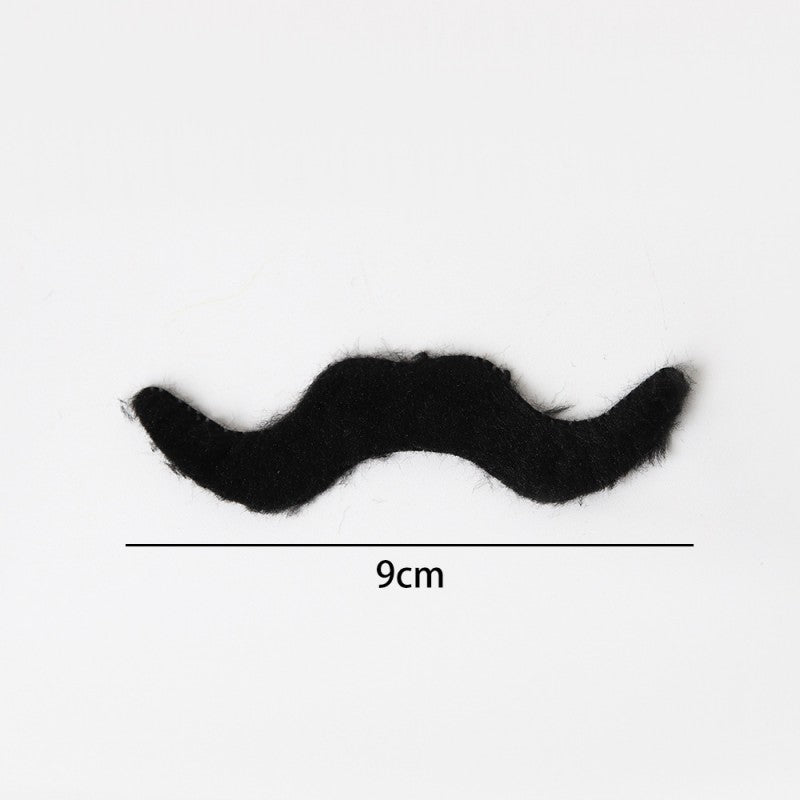 Halloween Fake Mustache & Beard Set – Costume Facial Hair for Adults, Funny Photo Booth Prop, Masquerade Party Supplies