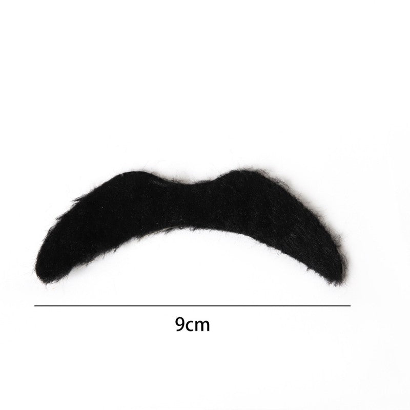 Halloween Fake Mustache & Beard Set – Costume Facial Hair for Adults, Funny Photo Booth Prop, Masquerade Party Supplies