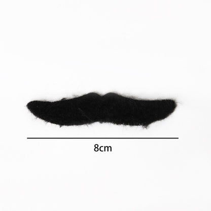 Halloween Fake Mustache & Beard Set – Costume Facial Hair for Adults, Funny Photo Booth Prop, Masquerade Party Supplies