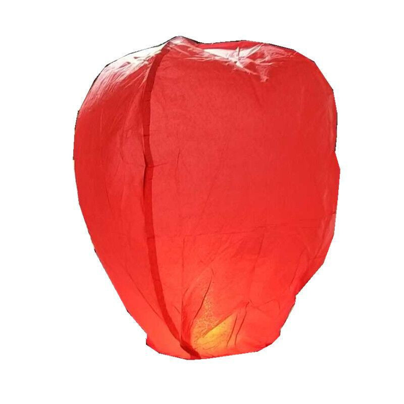 Wholesale 3.5M Sky Lantern, Thickened Flame Retardant Chinese Wish Lantern, Four-Color Tail for New Year