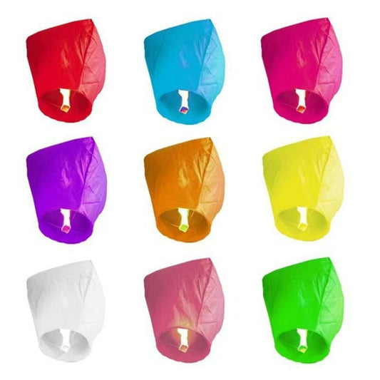 Wholesale 3.5M Sky Lantern, Thickened Flame Retardant Chinese Wish Lantern, Four-Color Tail for New Year