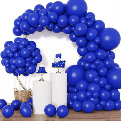 Balloon garland kit deep navy blue milestone celebration arch