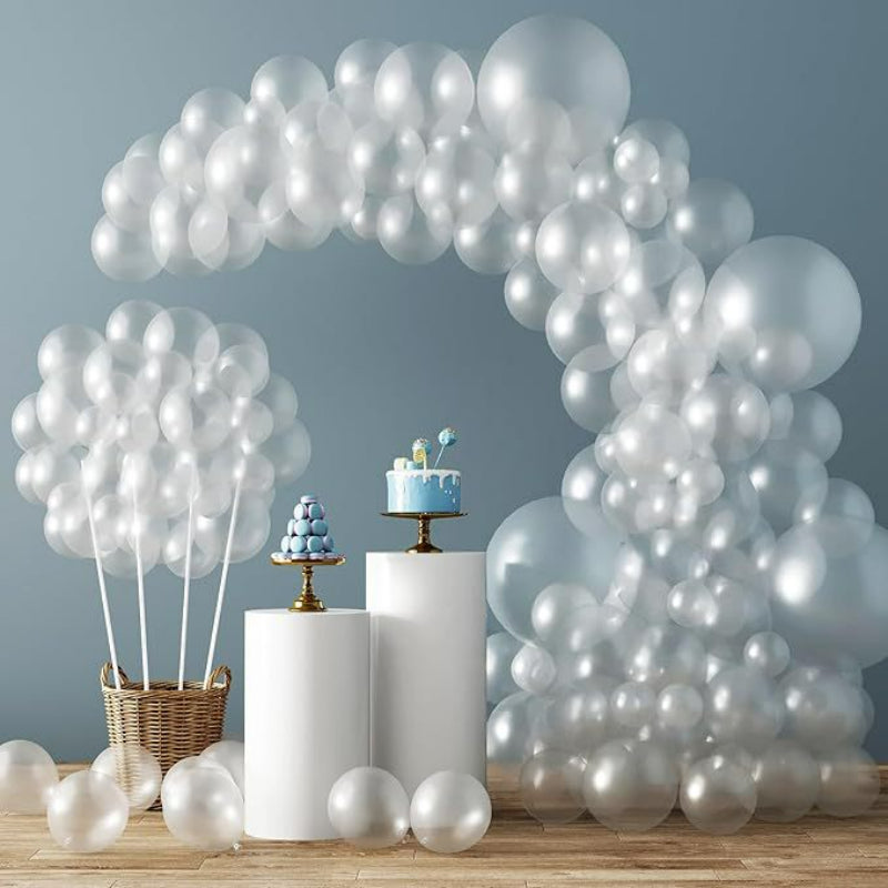 Balloon garland kit transparent clear sphere arch arrangement display