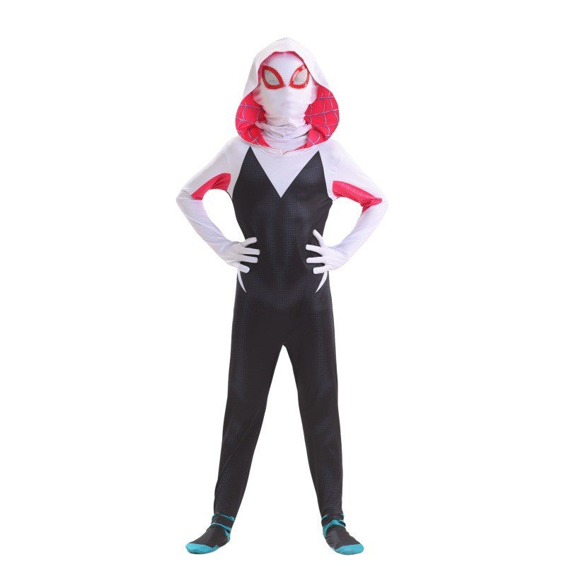 Spider-Man Far From Home Costume – Miles Morales Style Bodysuit for Men, Women, Boys & Girls, Halloween Superhero Outfit (Iron Spider/Amazing/No Way Home/Black/Symbiote/Spider-Gwen/Muscular/Black Panther, Sizes 100-190cm)