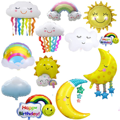 Cartoon foil balloon full celestial collection group arrangement