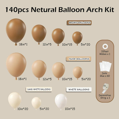 Teddy bear balloon garland kit package contents spec diagram