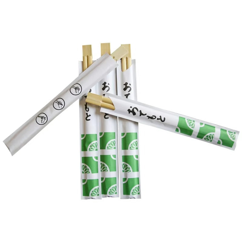 Wholesale Customizable Twin Bamboo Chopsticks for Takeout & Catering