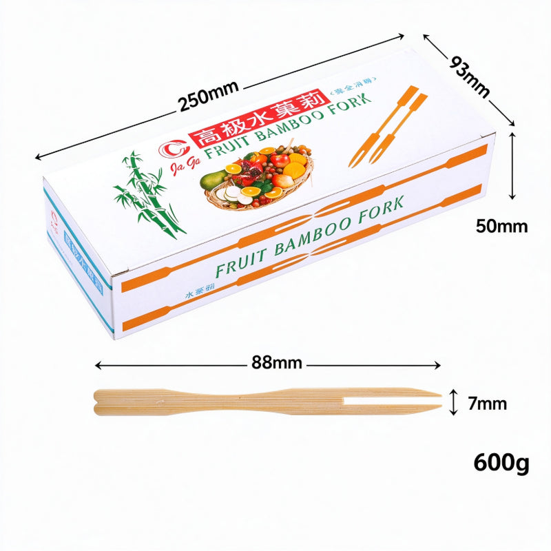 Bamboo fruit pick seven hundred fifty pack dispenser carton