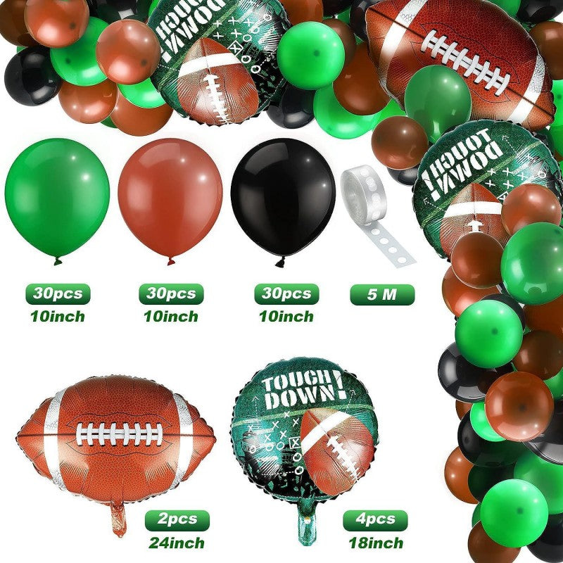 Soccer Balloon Garland Kit – World Cup Themed Latex Balloon Set for Kids Birthday Party, Sports Fan Celebration & Game Day Decor