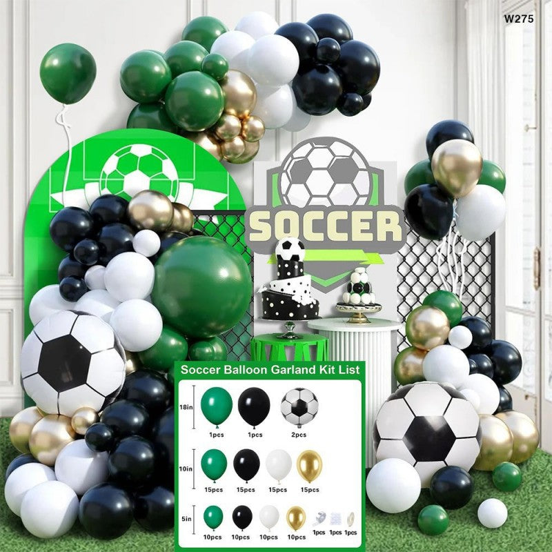 Soccer Balloon Garland Kit – World Cup Themed Latex Balloon Set for Kids Birthday Party, Sports Fan Celebration & Game Day Decor