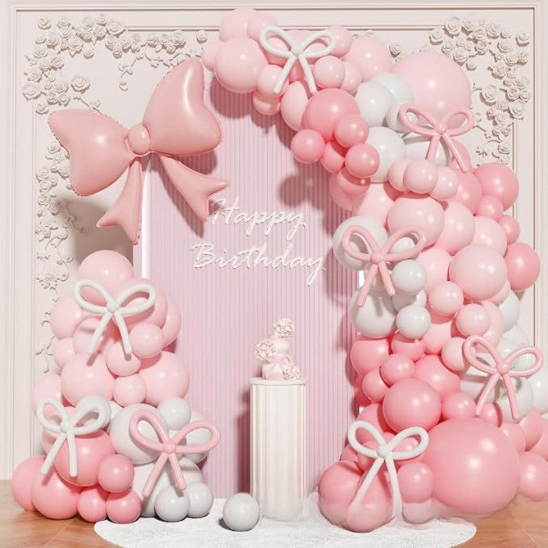 Macaron Balloon Garland Kit with Daisy Flowers – Pastel Latex Balloons & Donut Popsicle Themed Decor for Birthday, Wedding, Bridal Shower & Party Arch