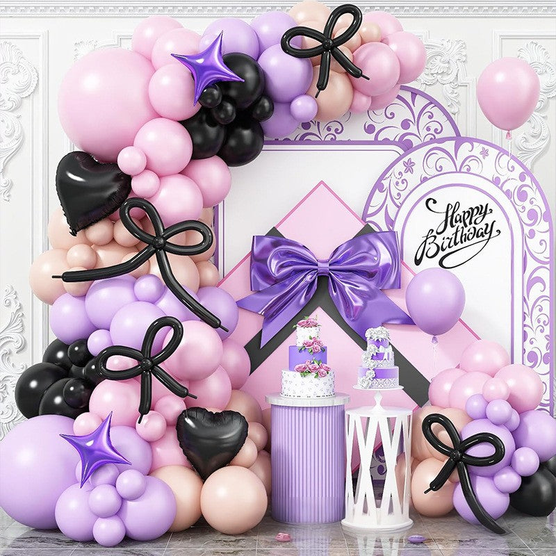 Macaron Balloon Garland Kit with Daisy Flowers – Pastel Latex Balloons & Donut Popsicle Themed Decor for Birthday, Wedding, Bridal Shower & Party Arch