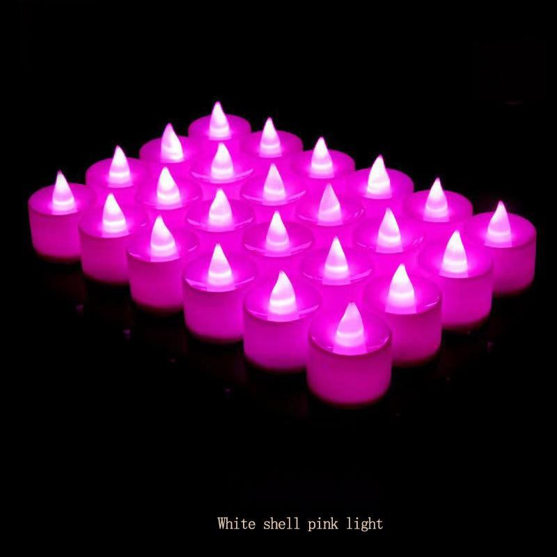 LED Electronic Simulation Candle – Flameless Flickering Tea Light for Wedding, Birthday Party, Holiday Home Decor & Event Ambiance