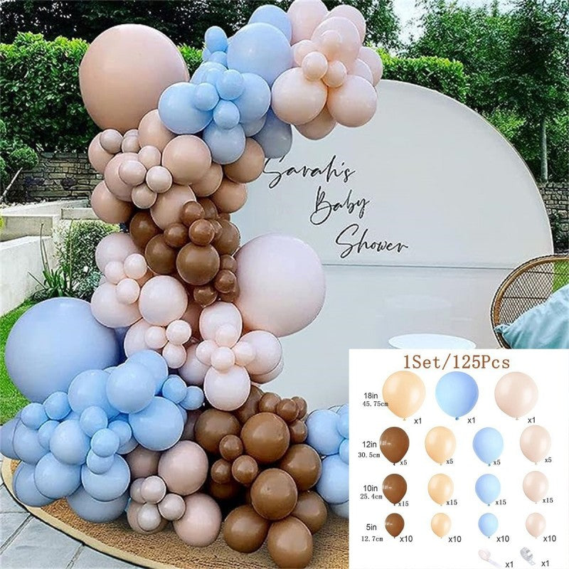 Blue Theme Latex Balloons – Grand Opening & Wedding Decoration Set, Party Supplies for Birthday, Bridal Shower & Corporate Event, Wholesale