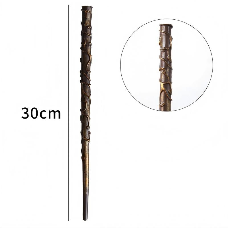 Harry Potter Light Up Wand – Voldemort & Hermione Magic Stick for Halloween Cosplay, Wizard Role Play Prop, Glowing Plastic